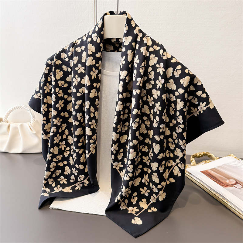 1pcs 90*90cm Floral Printed Co - Bandana Cotton recensie en prijs