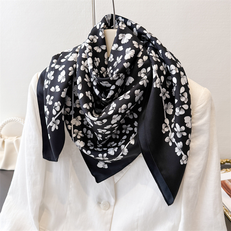 1pcs 90*90cm Floral Printed Co - Bandana Cotton recensie en prijs