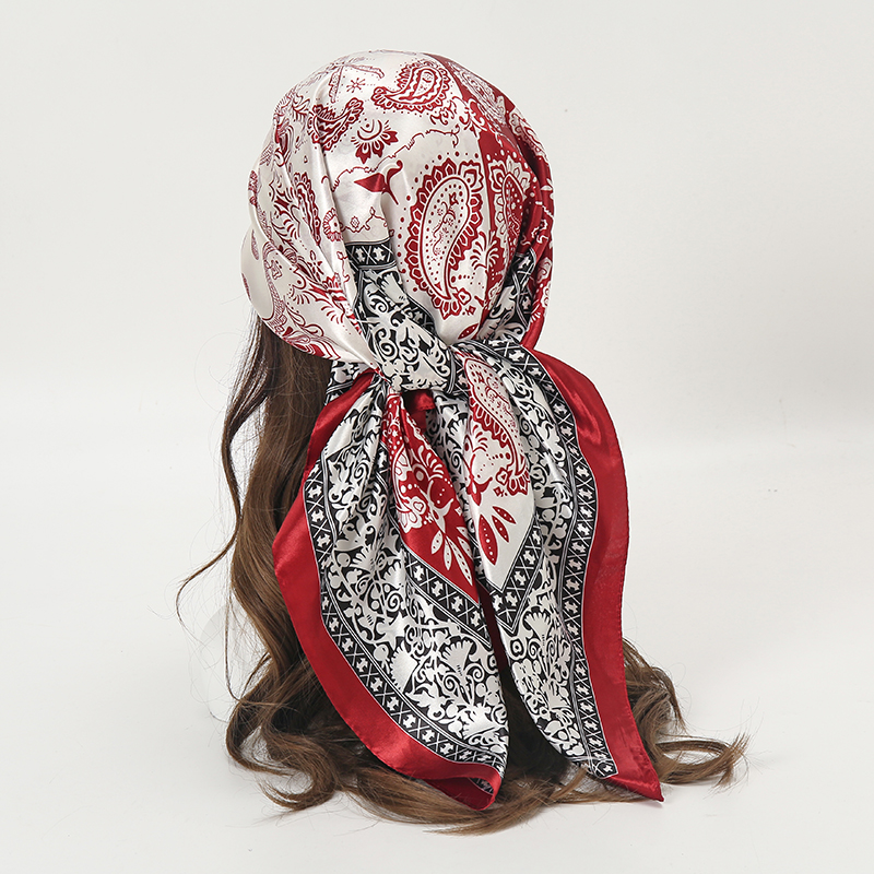 Satin Square Scarf Women Musli - Silk Neck Scarf recensie en prijs