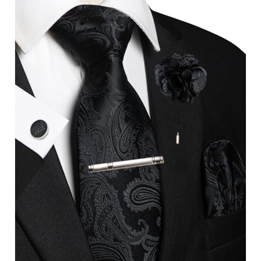 Mens Paisley Tie and Pocket Sq - Pocket Square Set recensie en prijs