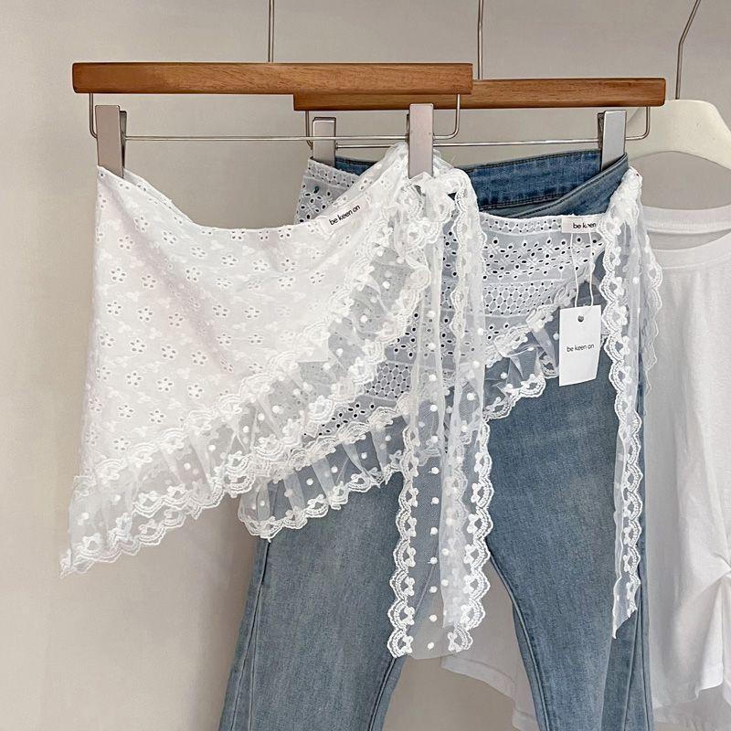 Retro  Lace Triangle Headscarf - Bandana Cotton recensie en prijs