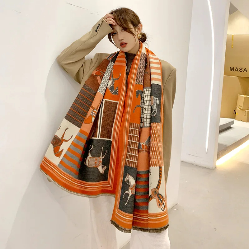 2024 New Luxury Winter Cashmer - Woven Scarf Blanket recensie en prijs