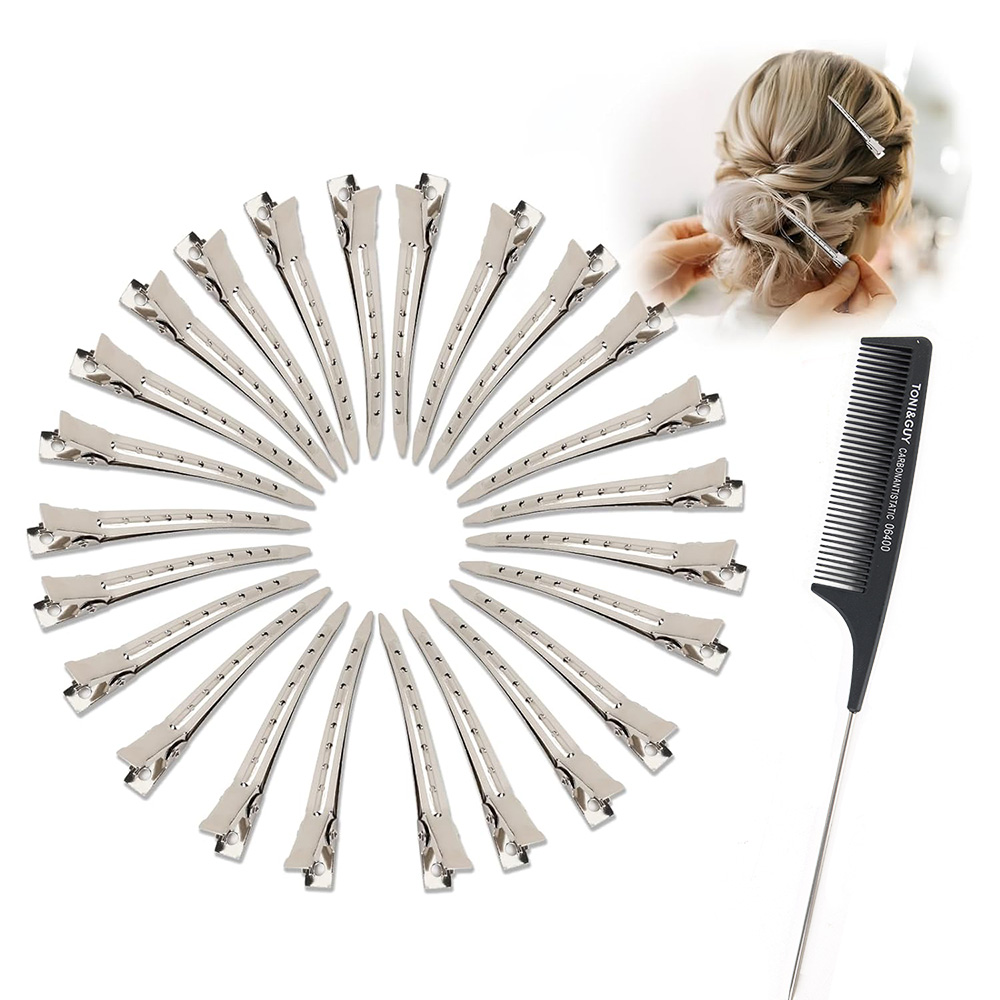 24pcs Silver Hair Clips For St - Tie Clip Silver recensie en prijs