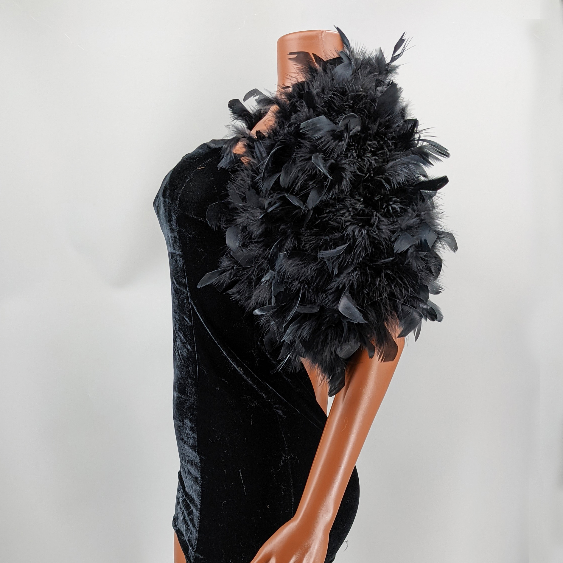 Black Feather Shawl for Women  - Stole Wedding Shawl recensie en prijs