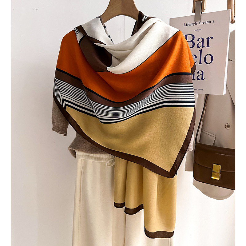 Luxury Brand Scarf  Wool Cotto - Pashmina Wrap Large recensie en prijs
