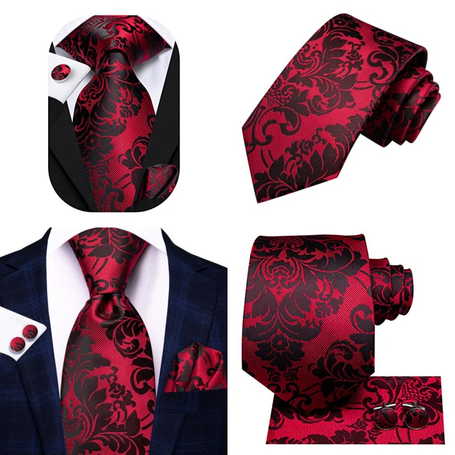 Silk Ties for Men Plaid Paisle - Pocket Square Set recensie en prijs