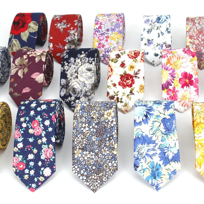 New Floral Tie For Men Women S - Skinny Tie Men recensie en prijs