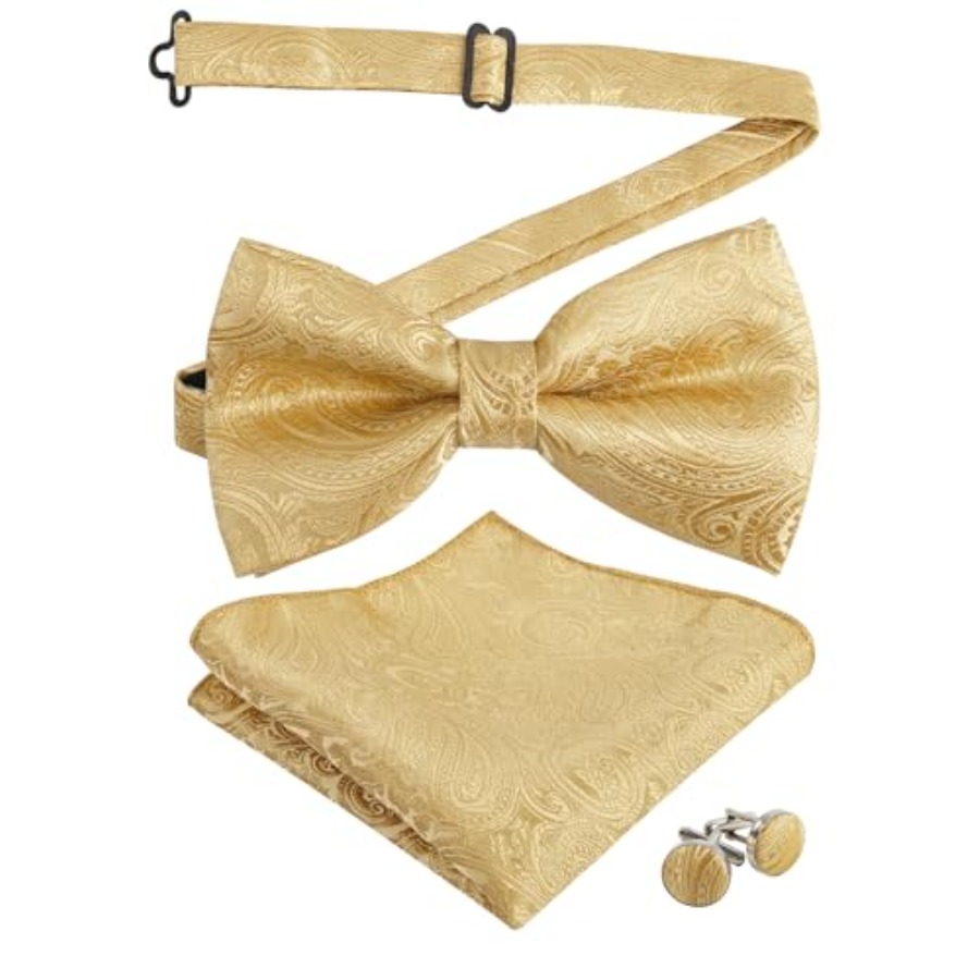 Mens Paisley Bow Tie, Pocket S - Pocket Square Set recensie en prijs