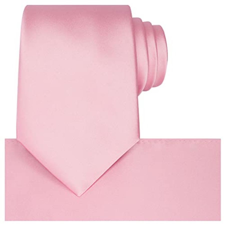 Satin Tie Set Solid Ties Mens  - Pocket Square Set recensie en prijs