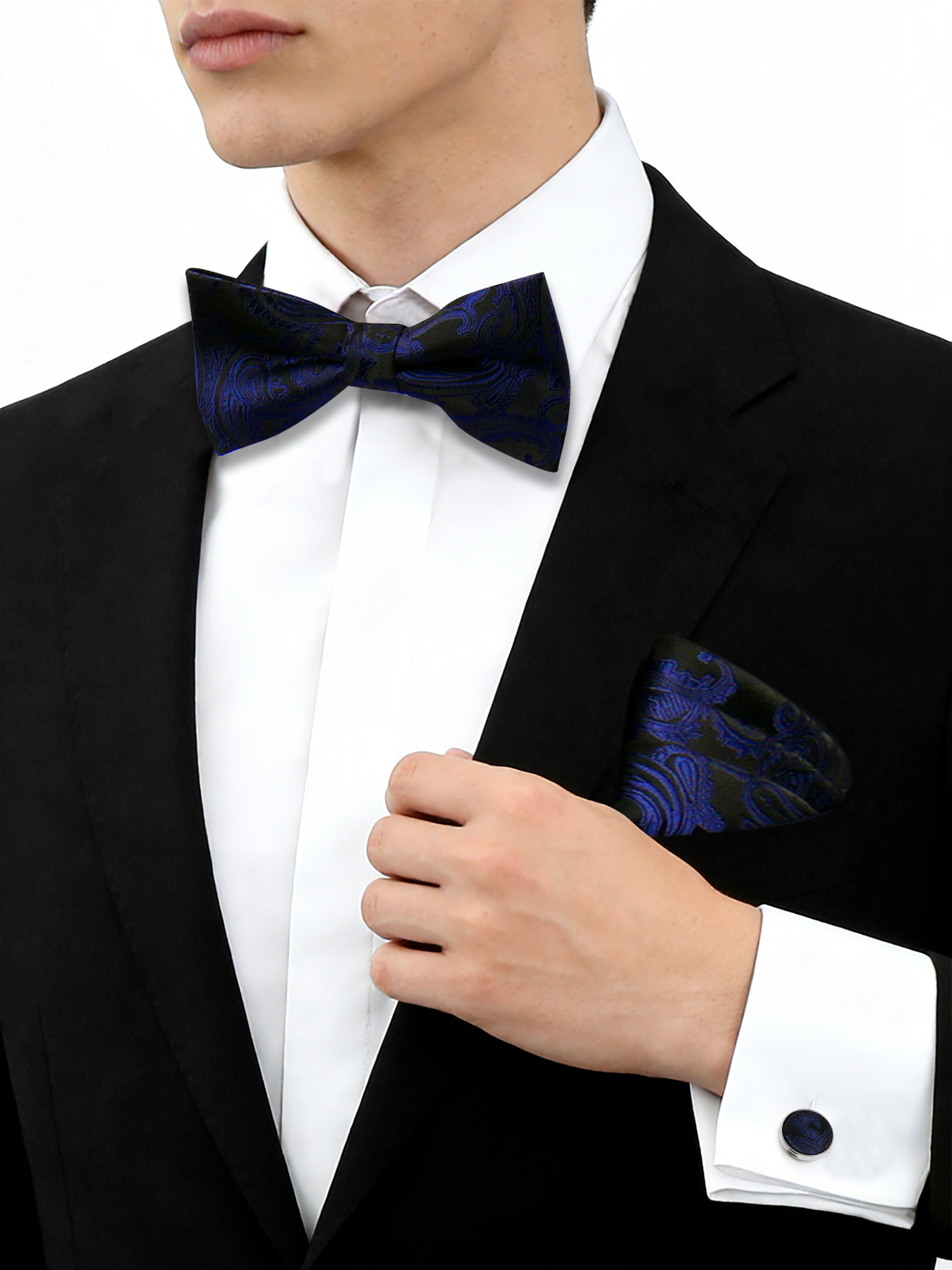 55 Styles Men Bow Tie Sets 3 P - Pocket Square Set recensie en prijs