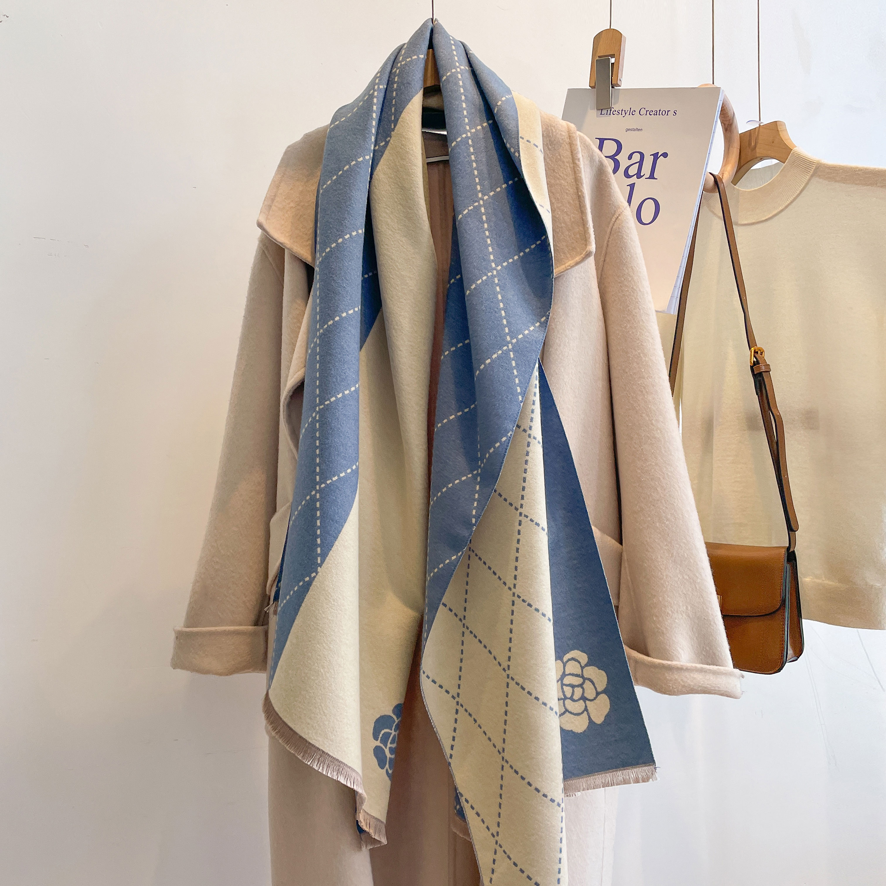 2023 Designer Cashmere Scarf W - Woven Scarf Blanket recensie en prijs
