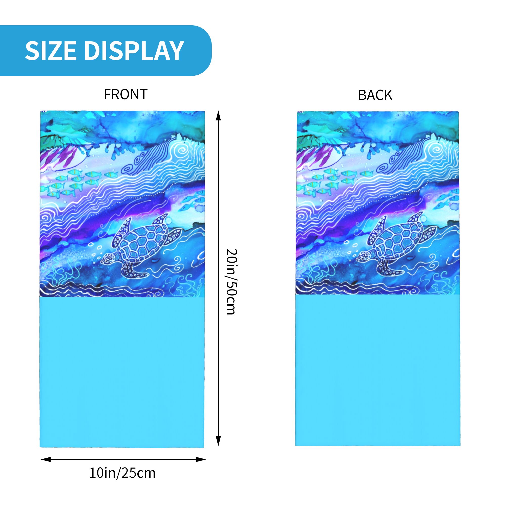 Custom Ocean Turtle Dive Winte - Neck Warmer Tube recensie en prijs