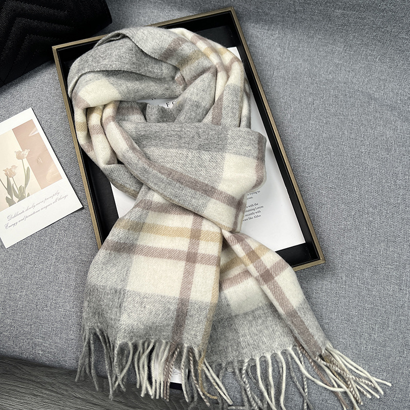 High Quality 100% Wool Scarf W - Muffler Men Wool recensie en prijs