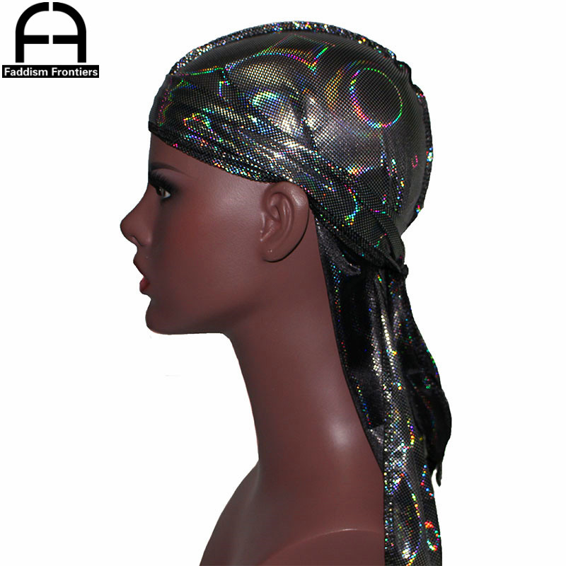 New Men's Colorful Sparkly Sil - Bandana Doo Rag recensie en prijs