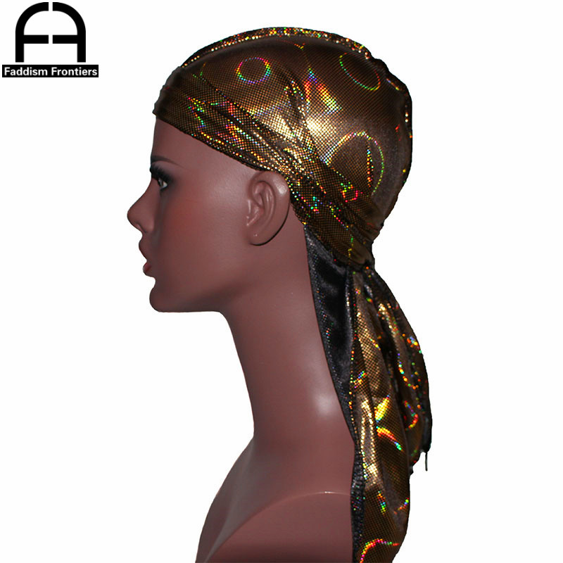 New Men's Colorful Sparkly Sil - Bandana Doo Rag recensie en prijs
