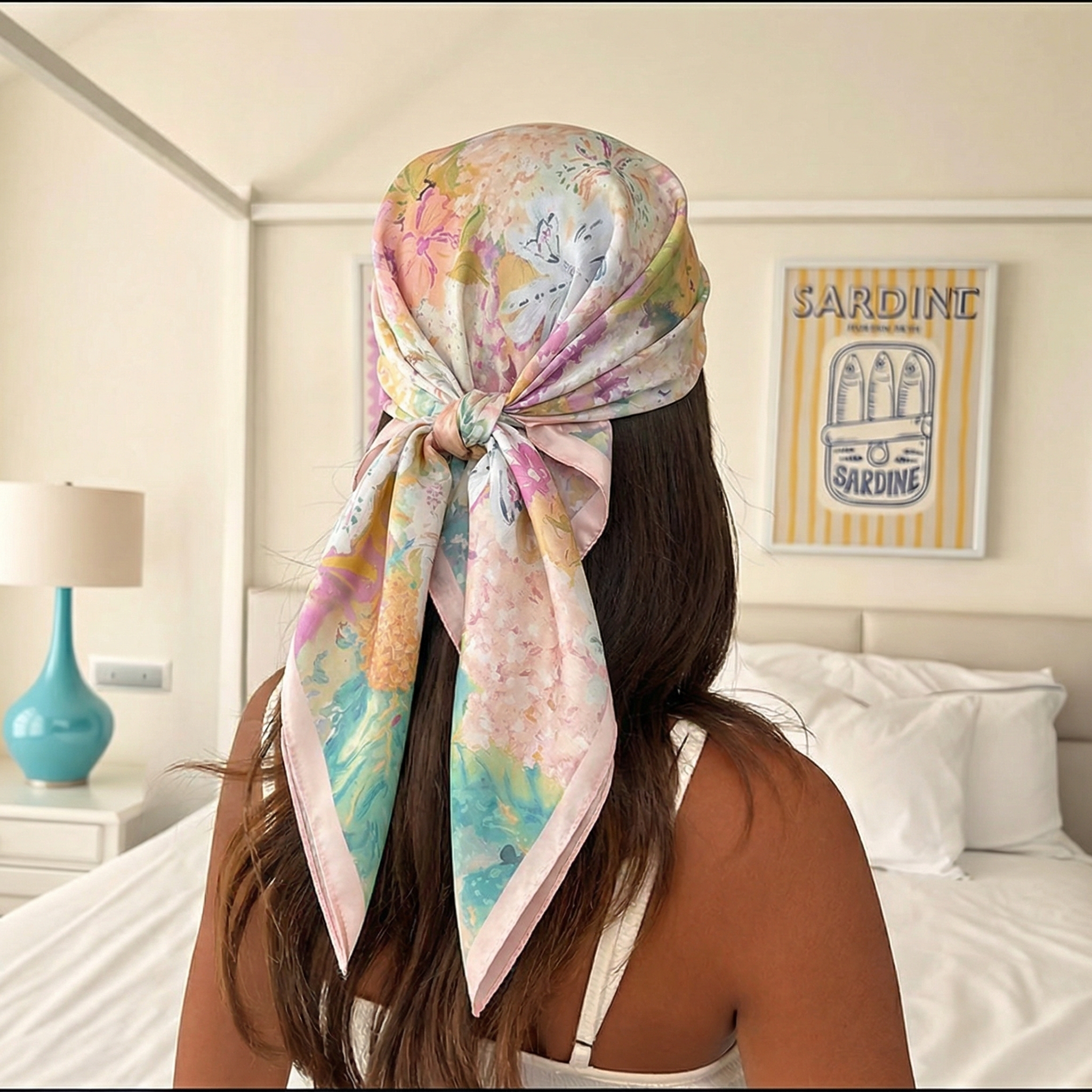 70*70cm Square Silk Scarf for  - Silk Neck Scarf recensie en prijs