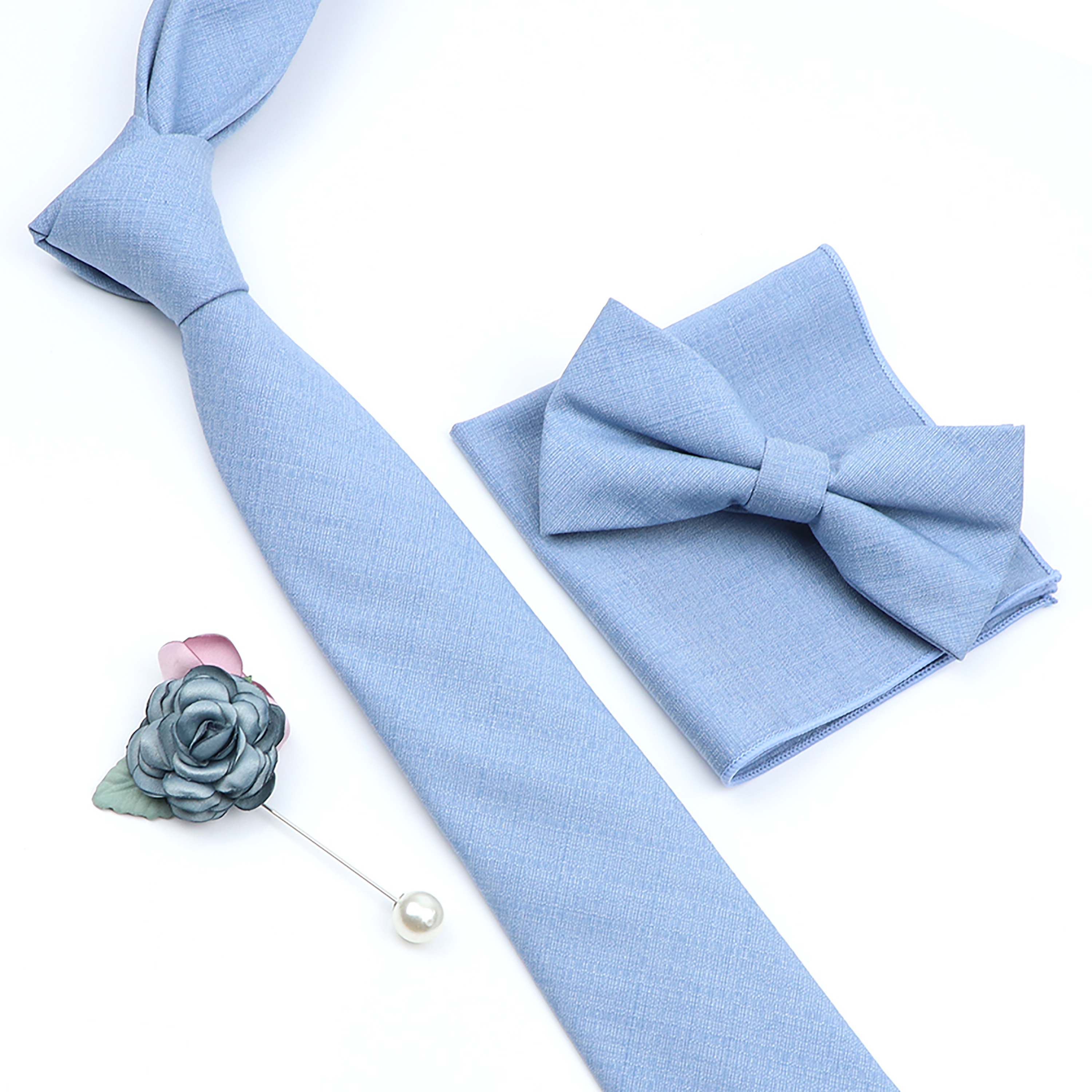 Beautiful Solid Color Tie Broo - Skinny Tie Men recensie en prijs