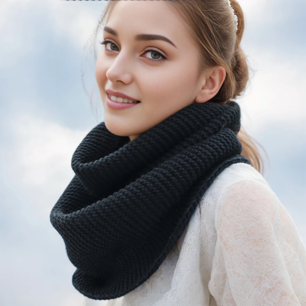 New Winter Scarf Women Infinit - Infinity Scarf Knit recensie en prijs