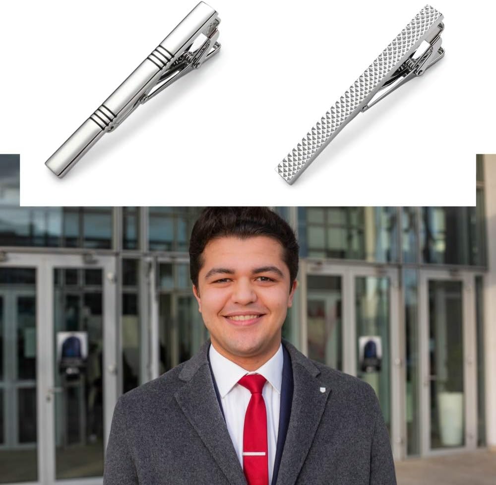 Classic Silver Tie Bar Set for - Tie Bar Set Gift recensie en prijs