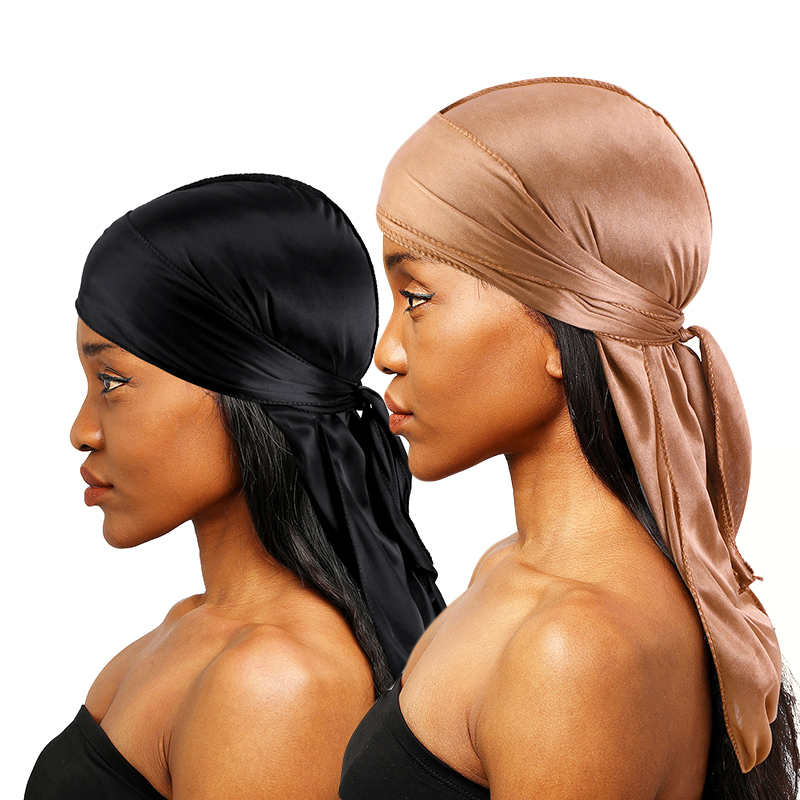 2 pcs Silky Satin Durags for M - Bandana Doo Rag recensie en prijs