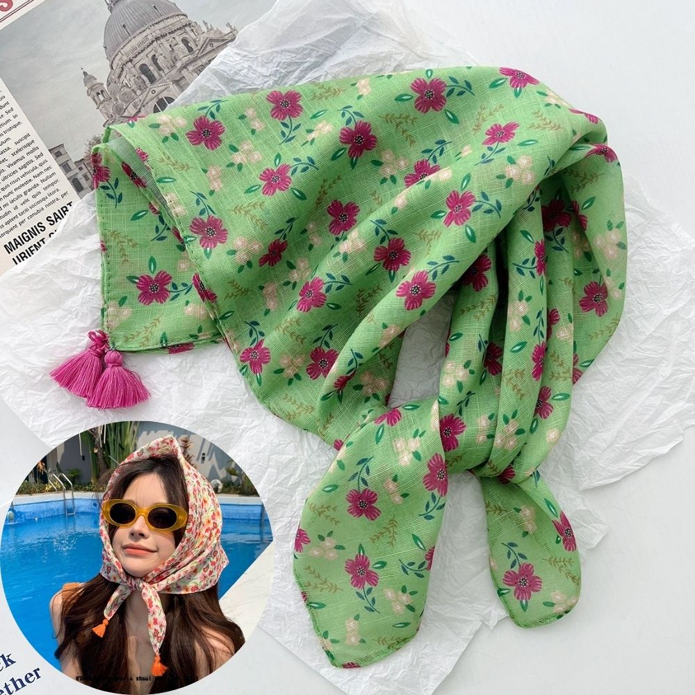 Summer Scarf Colorful Flower P - Bandana Cotton recensie en prijs