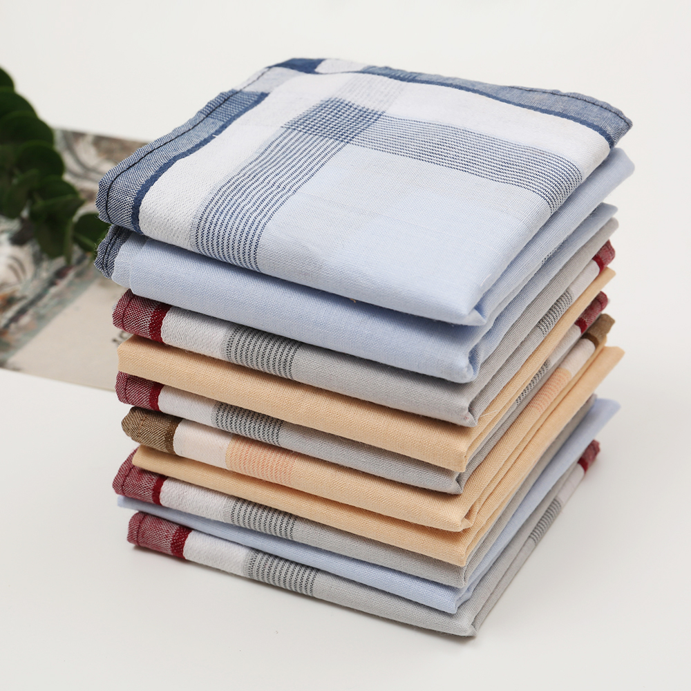 Men's Pure Cotton Yarn-Dyed Ha - Handkerchief Cotton Men recensie en prijs