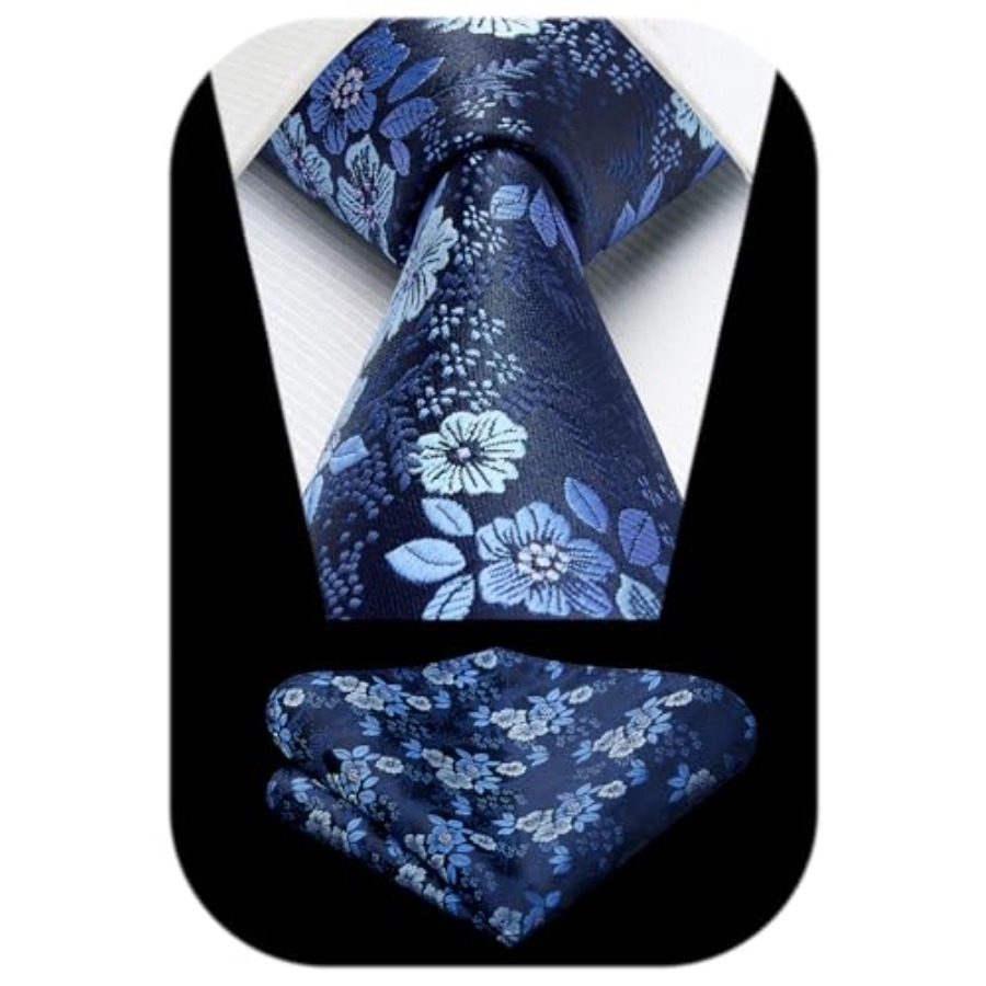Extra Long Ties for Men Classi - Pocket Square Set recensie en prijs