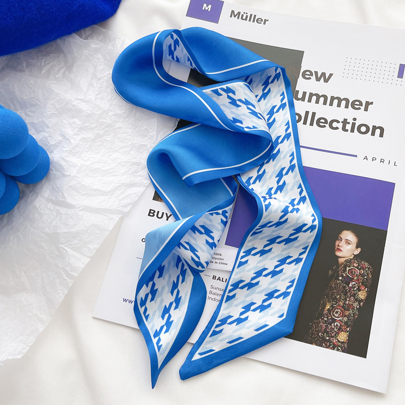 Klein blue silk scarf new chec - Silk Tie Striped recensie en prijs