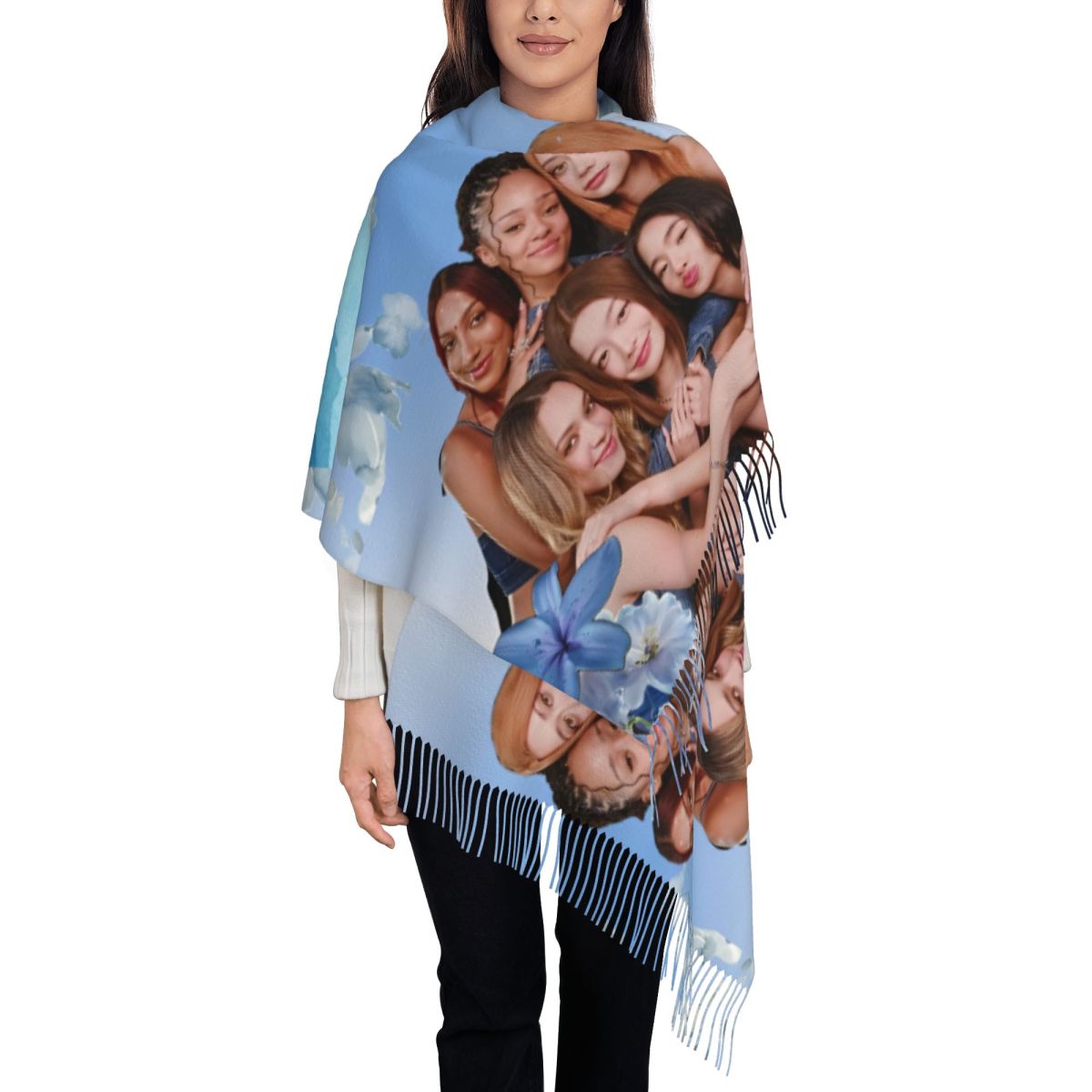 Katseye Kpop Scarf for Women W - Pashmina Wrap Large recensie en prijs