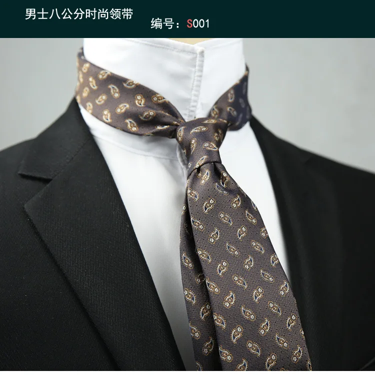 Linbaiway Business Floral Prin - Skinny Tie Men recensie en prijs