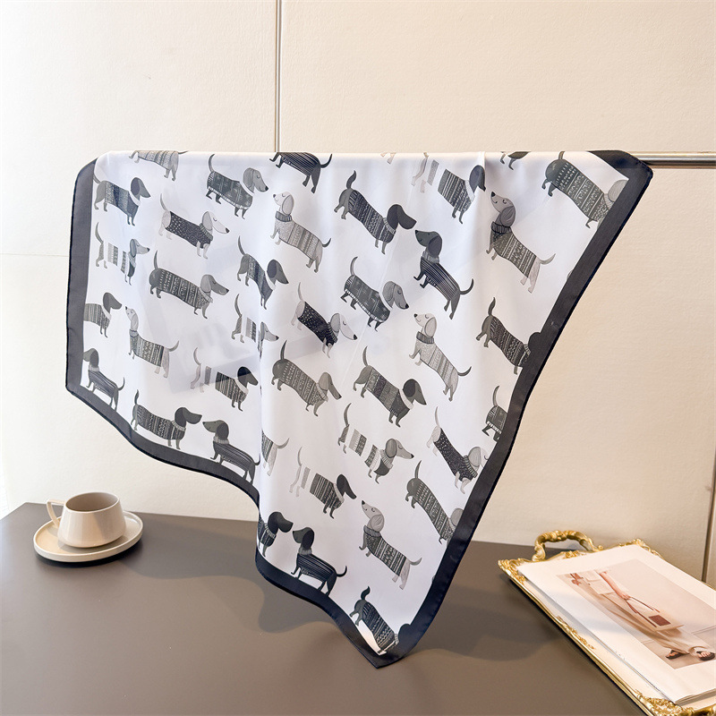 Ladies Cotton Dog Printed Squa - Bandana Cotton recensie en prijs