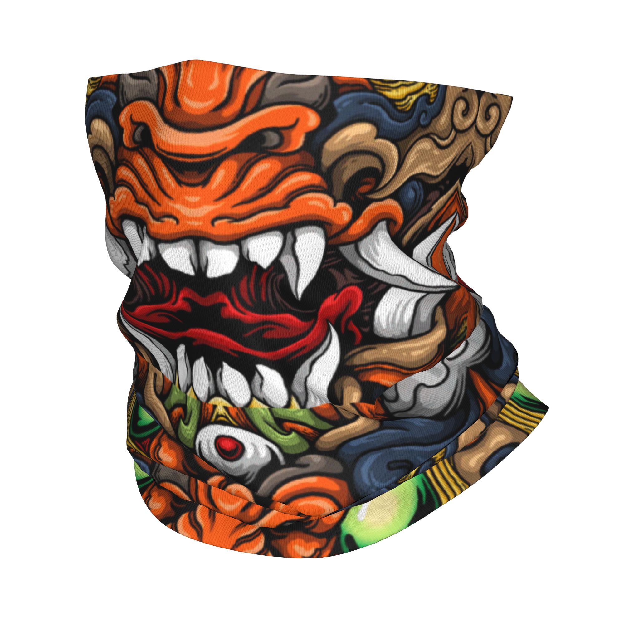 Custom Samurai Demon Oni Winte - Neck Warmer Tube recensie en prijs