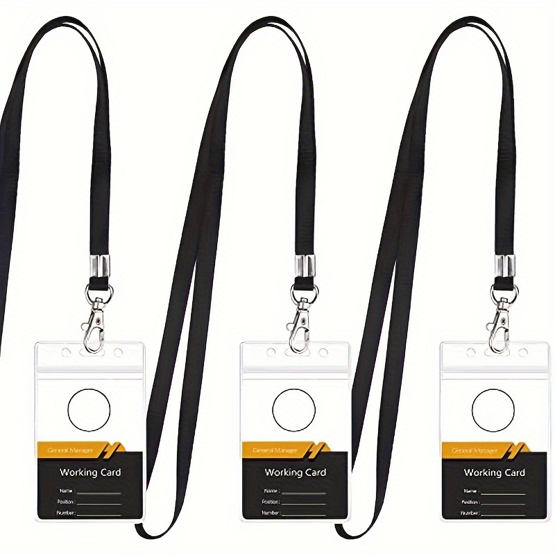 transparent waterproof name ba - Lanyard Badge Holder recensie en prijs